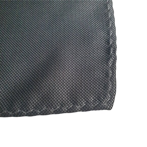 Gray Pocket Square Textured Fabric Formal Suit Wedding Gift 9.5 Inch Width Gift - Picture 2 of 5